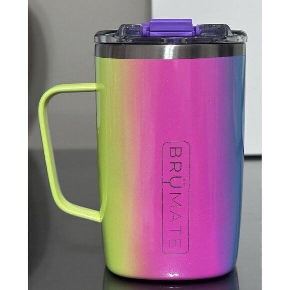 BruMate 16oz Toddy - GLITTER RAINBOW - Picture 3 of 6